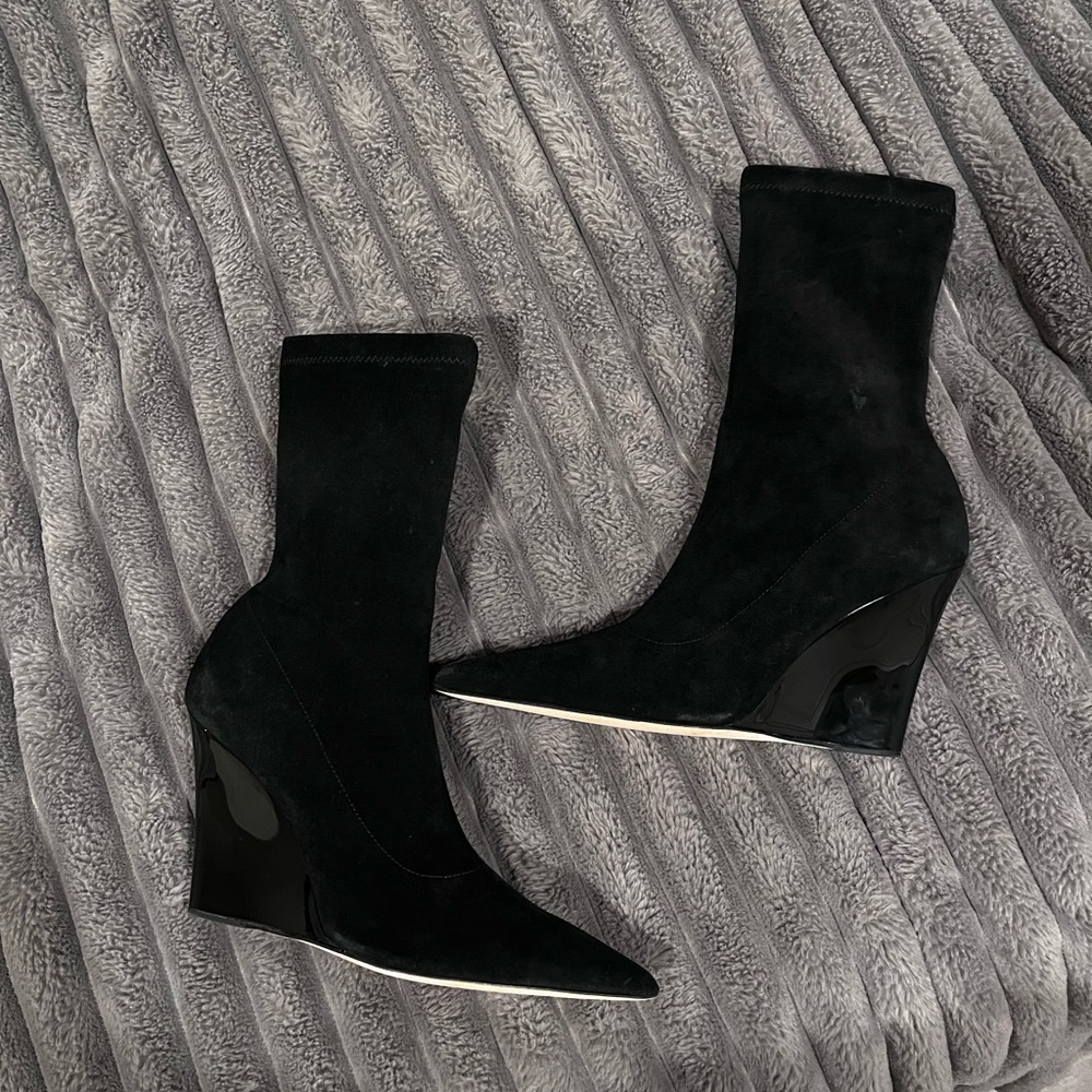 New! Paris Texas black suede boots - Picture 4 of 5